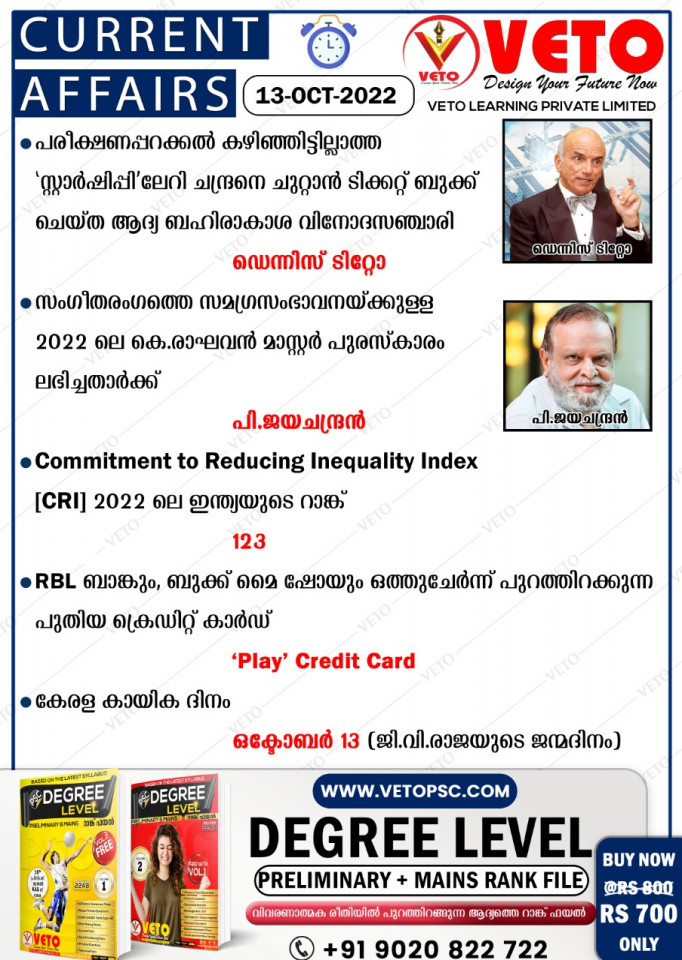 CURRENT AFFAIRS